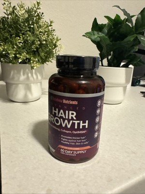 Rainbow Nutrients Advanced Hair Growth-Promote Thicker Hair-Fights Hair Loss