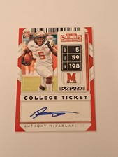 2020 Contenders Draft Picks Auto #236 Anthony McFarland Jr. Maryland Terrapins 