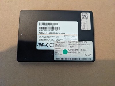 SAMSUNG PM863A 1.92TB SSD 2.5 SATA MZ7LM1T9HMJP-00005 MZ-7LM1T9N GXT5204Q