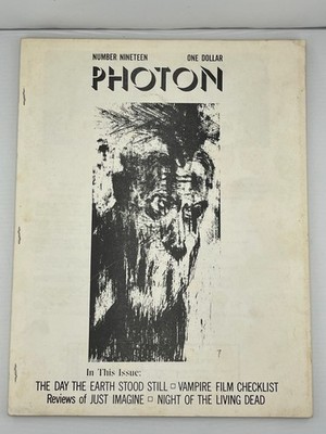 Photon Magazine Issue No. 19 Vintage 1970's Fanzine Horror Monsters