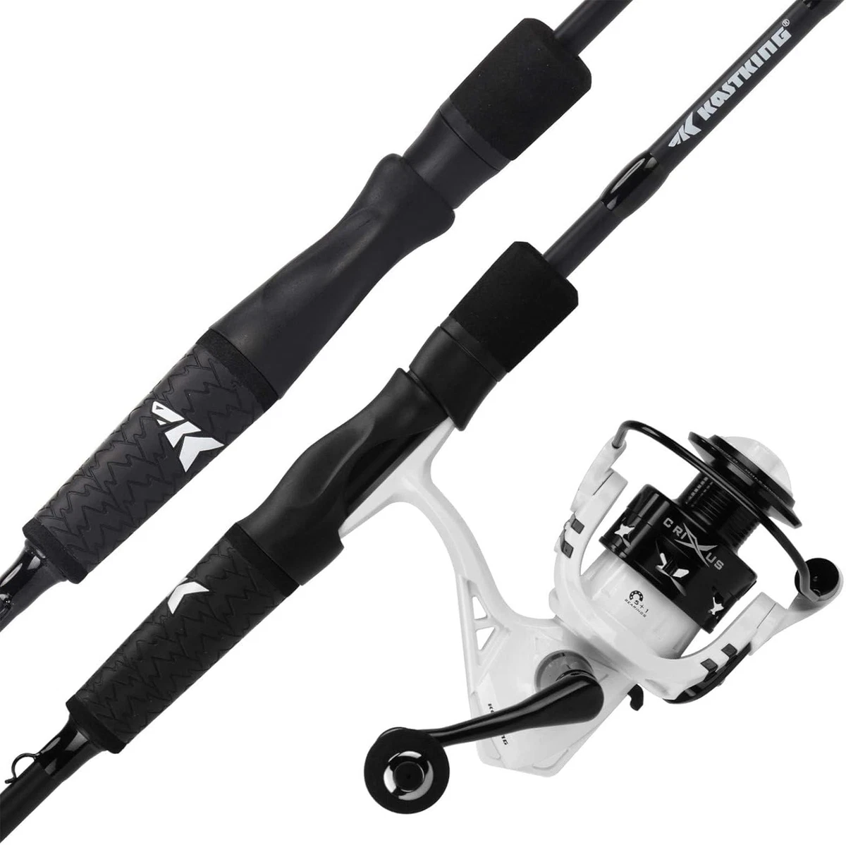 ebay fishing rod and reel combos Pole Combo Set, 2.1m/6.89ft, 2PCS Rods, 2PCS Spinning Reels Anytime  Dont Miss the Catch of the Season Heavy Power Fishing Rod &