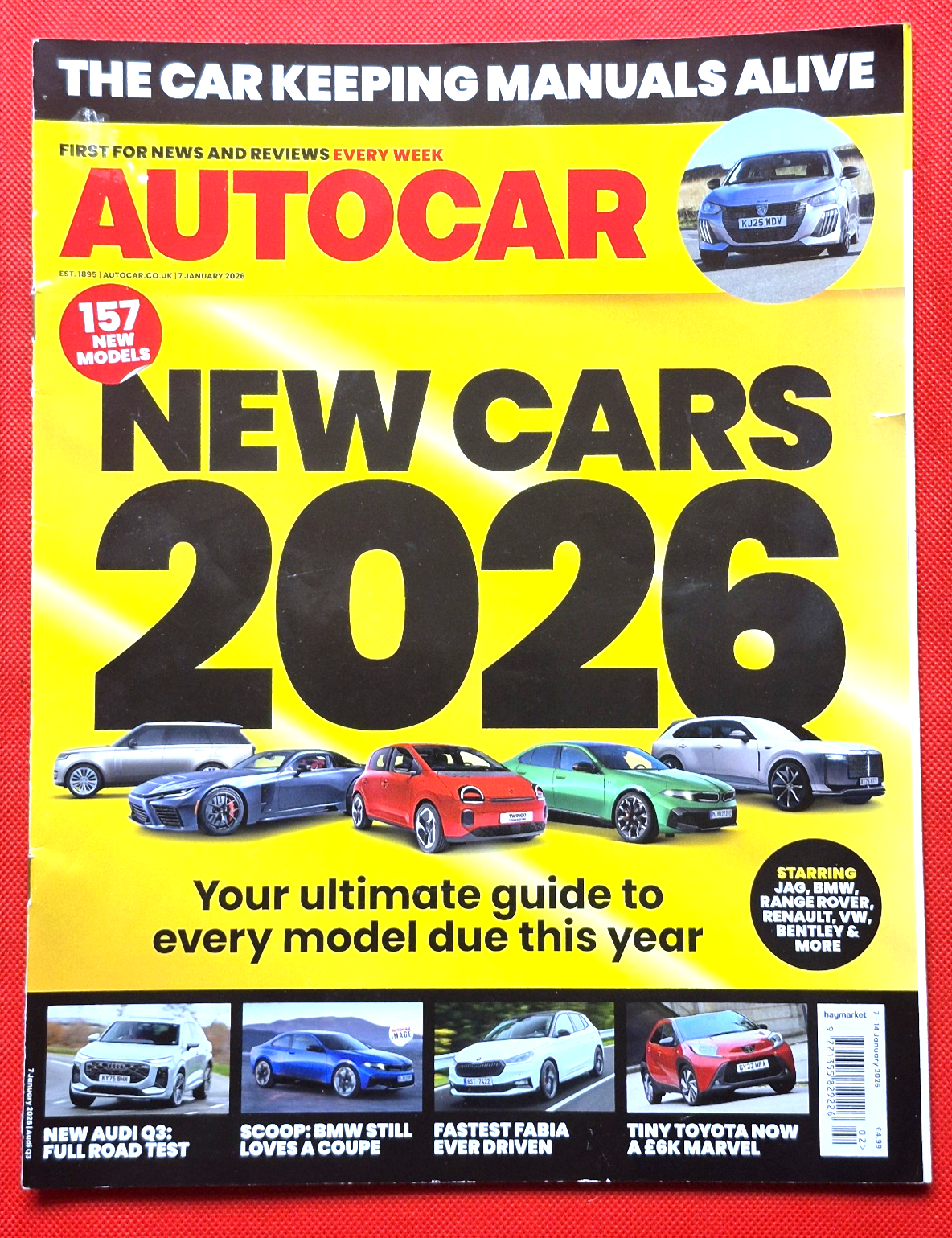 Autocar 7 Jan 2026 - NEW CARS 2026 - TED KRAVITZ - USED AYGO X - BMW NEUE KLASSE