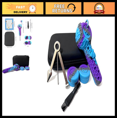 Portable Tobacco Pipe Set - Complete Starter Kit with Accessories, Easy Carrying