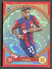 Lamine Yamal 2023-24 Topps UCC Jade Edition Chinese New Year RC #NY-7 -kt5
