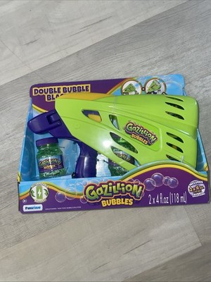 *Funrise Gazillion Bubbles Double Bubble Blaster 2x4fl.oz./118ml NEW