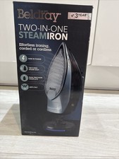 Beldray Cordless Steam Iron Two-in-One - Tested - Returns - Working - Opened