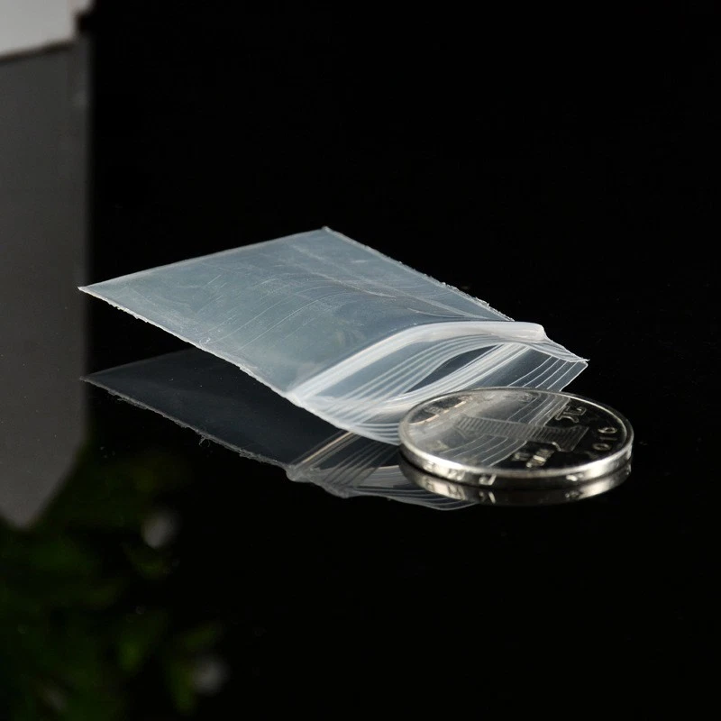 100Pcs PE Plastic Packaging Bag Ziplock Bag Pill Packaging Bag 2x3/2.5x3/3.5x-wl - Image 4 of 4