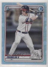2020 Bowman Draft Chrome Sky Blue Refractor Jesse Franklin V #BD-17 05ik