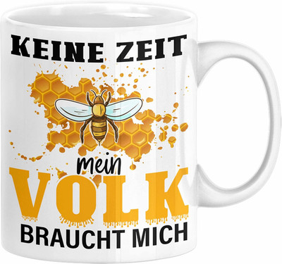 Trendation - Keine Zeit Mein Volk Braucht Mich Tasse Geschenk