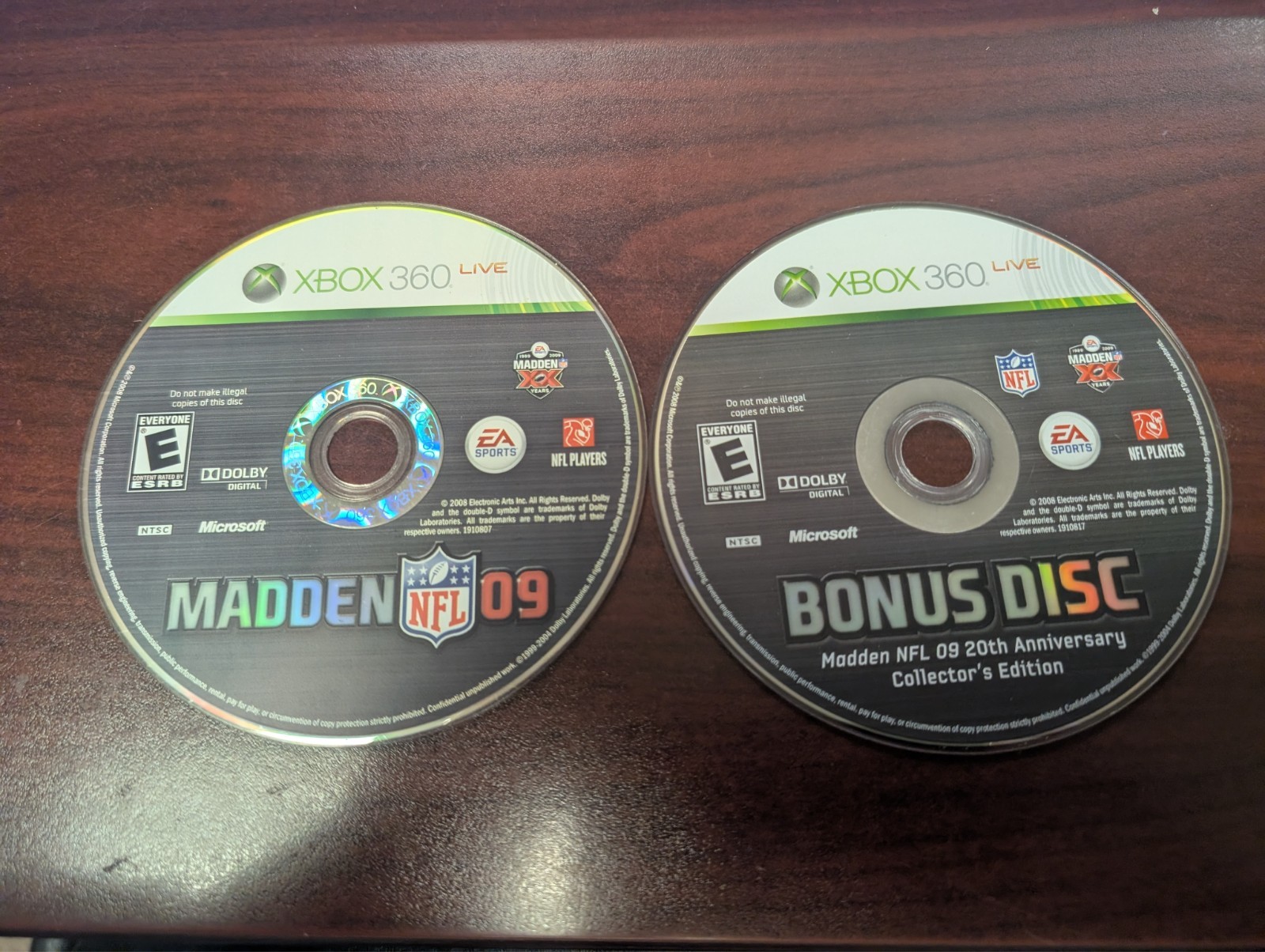 Madden XX 20th Anniversary CE 1989-2009 (Xbox 360) NO TRACKING - DISC ONLY 4246
