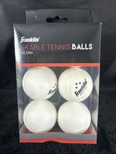 6 pcs Franklin Glow in The Dark Ping Pong Balls Official Size Table Tennis sport