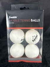 6 pcs Franklin Glow in The Dark Ping Pong Balls Official Size Table Tennis sport