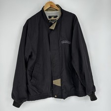 vintage black K-Products work jacket USA Made Windbreaker XL Red Baron LOGO