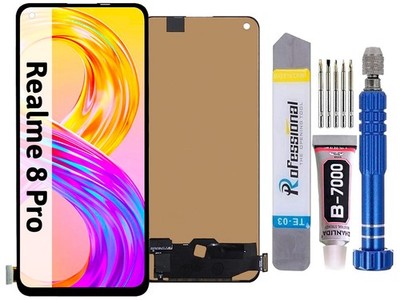 Für Oppo Realme 8 Pro Display  Komplettes Bildschirm LCD + Touch Screen InCell