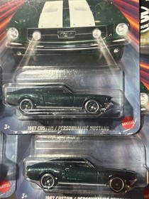 ONE Hot Wheels &lsquo;67 CUSTOM MUSTANG Fast & Furious Silver Series Dream Lineup NEW