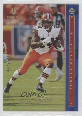 2022 Panini Luminance Blue 4/149 Nick Chubb #20 1e16