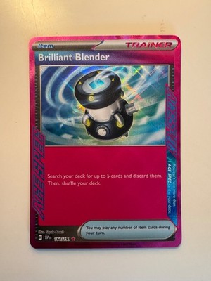 Pokemon Karte   Brilliant Blender   Surging Sparks 164/191   ACE SPEC   ENG   MIN