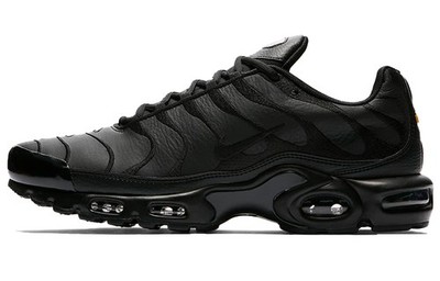 Nike Air Max Plus Triple Black Leather AJ2029-001 Men's