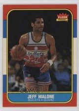 1986-87 Fleer Jeff Malone #67 1k7d