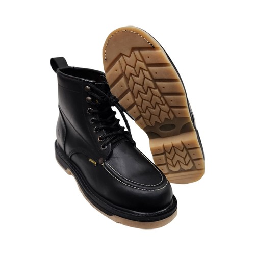 Herren Beste Arbeitsstiefel Schnürsenkel Leder Öl Wasser Rutschfest Größe 7-12 DB1683 - Bild 10 von 40