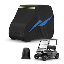 Golf Cart Cover 4 Passenger Heavy Duty, 420D Waterproof Golf Cart Covers with