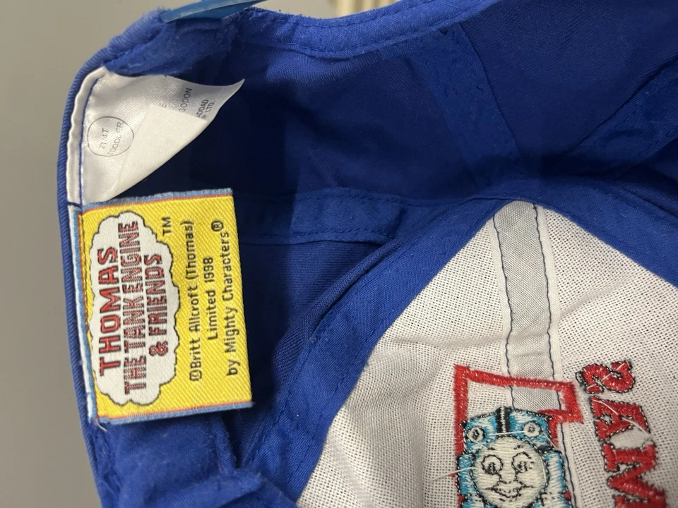 Винтажная детская кепка 1998 Limited Thomas The Tank Engine And Friends темно-синяя - Изображение 4 из 4