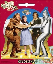 The Wizard of Oz Movie Cast Photo Image Peel Off Sticker Decal NEW SEALED