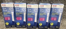 Lot Of 5 CVS Health One Step Pregnancy Tests Exp: 2/2028 New Sealed