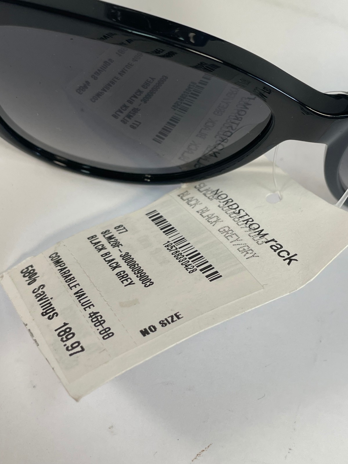 Occhiali da sole Saint Laurent SL M3 001 neri 55 16 140 lenti grigie