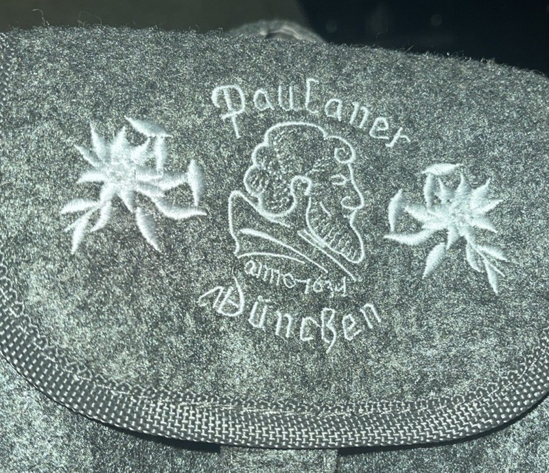 VINTAGE GERMANY PAULANER BEER MUNICH OKTOBERFEST TRACHTEN DIRNDL BACKPACK BAG