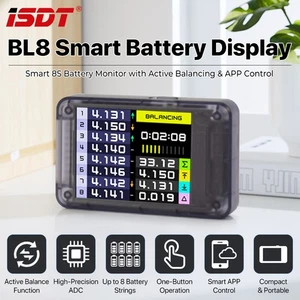 ISDT BL8 Affichage intelligent de la batterie avec réglage actif de la tension/de l'APP