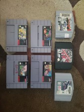 SNES / N64 game lot - authentic - Gradius 3, Spider Man, Urban Strike, Armorines
