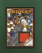 Cal Ripken Jr. 2023 Topps Game-used Jersey Relic Card Black 88r-cr 156l99