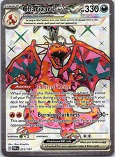 CHARIZARD EX 215/197 OBSIDIAN FLAMES HOLO on eBay