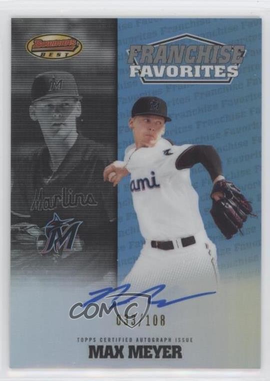 2020 Bowman's Best Franchise Favorites Auto /108 Max Meyer