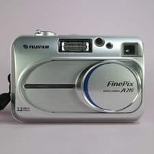 Fujifilm Digital Camera FinePix A210 3.2MP Silver Tested