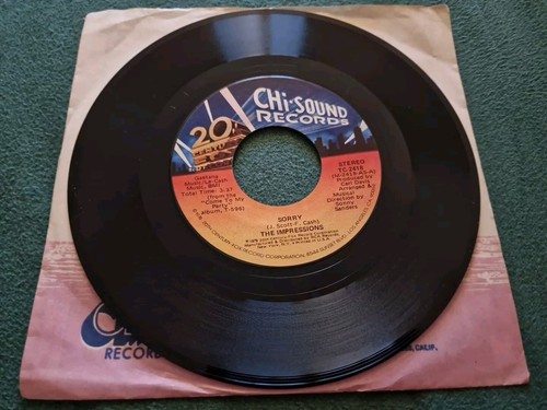 The Impressions-Sorry/All I Want To Do Is Make Love To You-7" 45-VG+