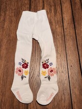 Jack  Janie 3-6 Months Disney Floral Flowers White Kids Sleep Pajama Pants