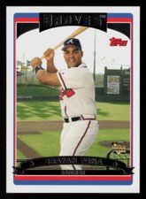 Brayan Pena 2006 Topps #318 Atlanta Braves Baseball Card