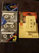 Cassette Adapter And 3 Pack Of 60 Minute Cassettes