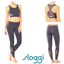 Completo donna sportivo Reggiseno e Leggings Top palestra Pantaloni Fitness Yoga