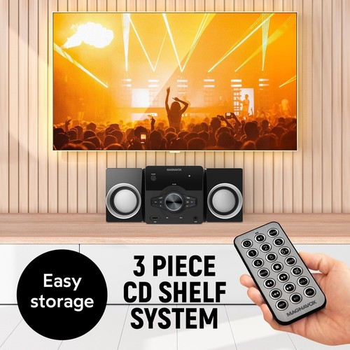 Multi-Functional Bluetooth CD Shelf with Remote & AUX for Optimal Listening - Picture 6 of 9