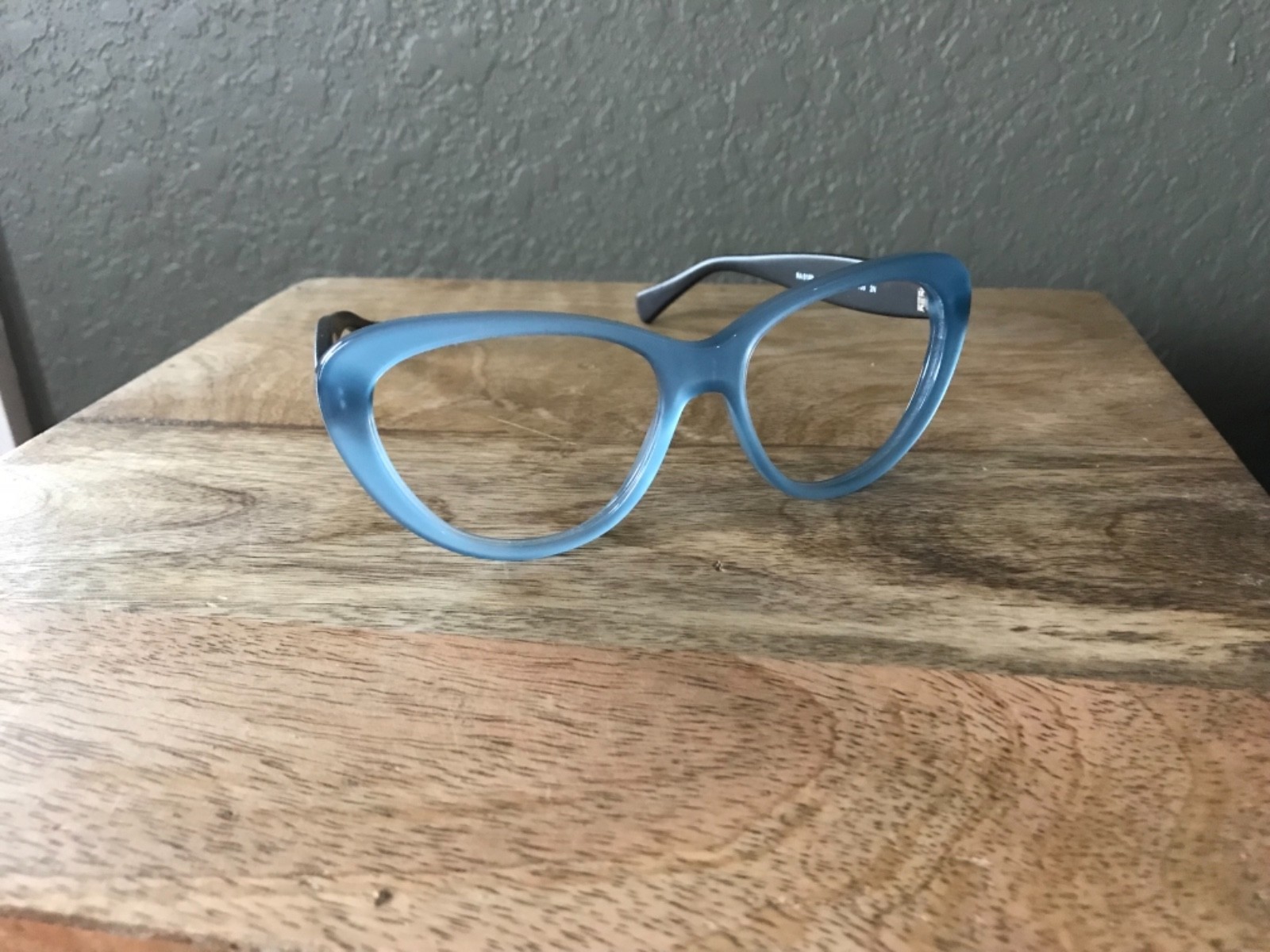 Ralph Lauren Prescription Glasses Without the Lense Soft Blue