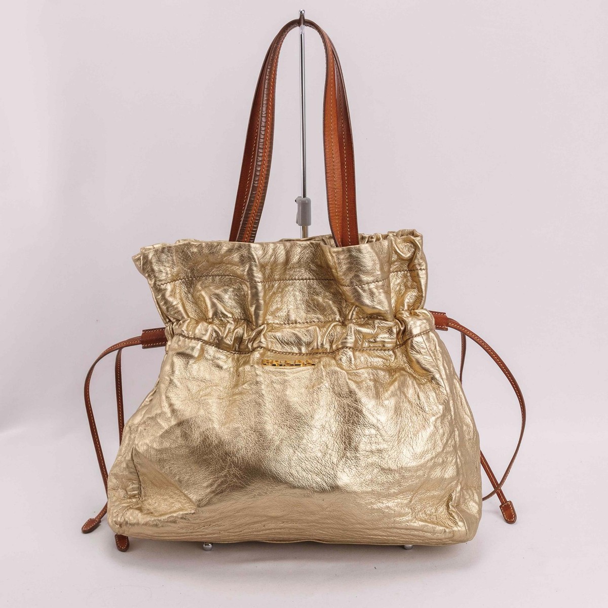Authentic Prada Nappa Antique Drawstring Bag | eBay Authentic Prada Nappa Antique Drawstring Bag | eBay