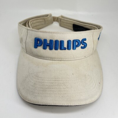 Philips White Visor Cap Hat Adjustable