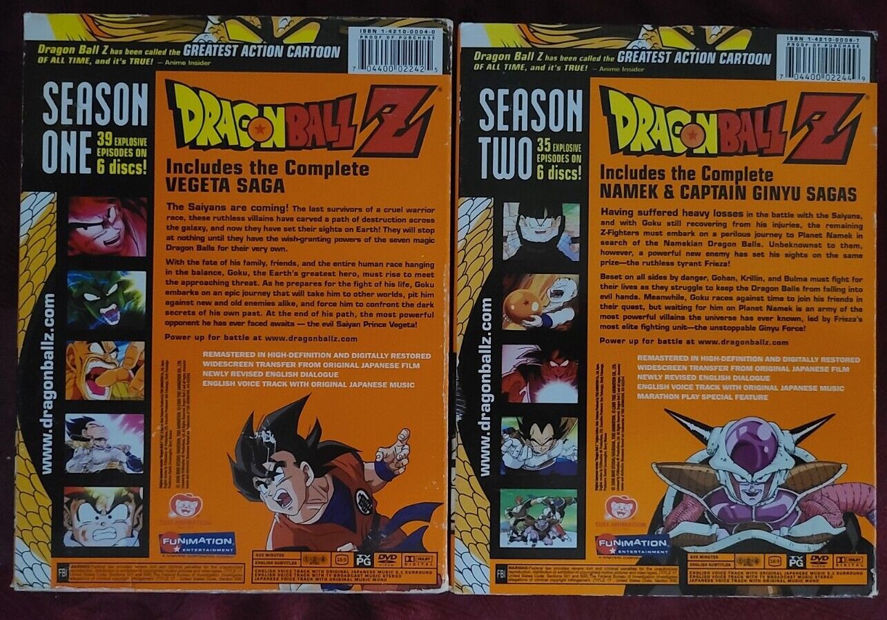 Dragon Ball Z Season 1 DVD Anime DBZ…39 Episodes…New & Sealed