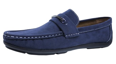 ACS MOCASSINO UOMO MORSETTO PELLE BLU | ACS Calzature Italiane