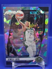 Jewell Loyd 2024 Panini Prizm WNBA Silver Cracked Ice #49 Steattle Storm