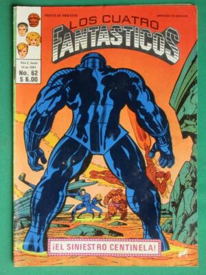 FANTASTIC FOUR #64 1st APP OF THE INTERGALACTIC SENTRY SPANISH MEXICAN NOVEDADES