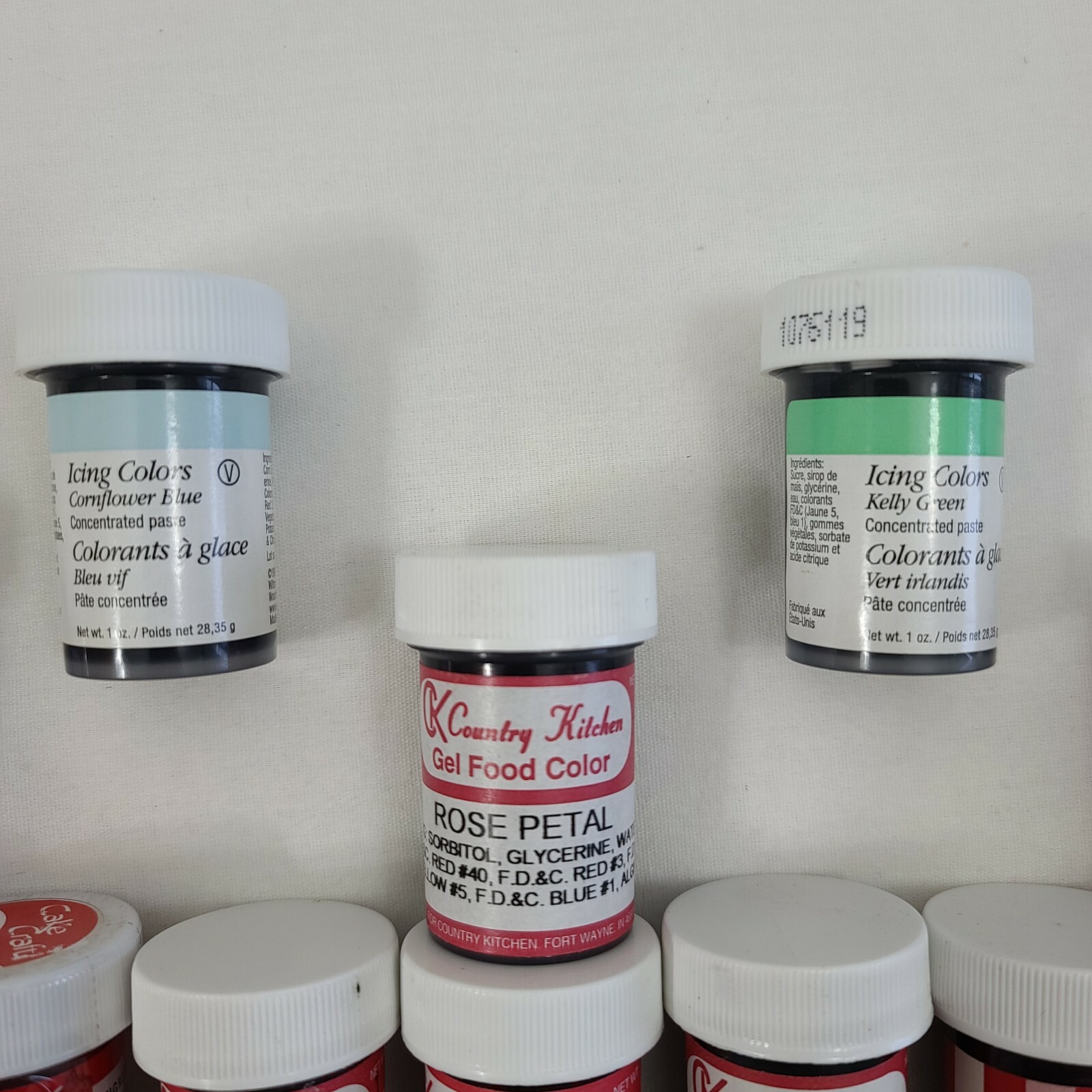 Food Coloring Gel / Paste Wilton, Cake Craft, CK Products, CK Country